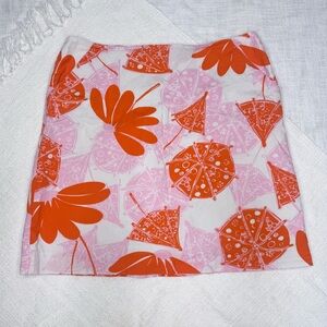Lilly Pulitzer Seeing Double Umbrella Mini Skirt